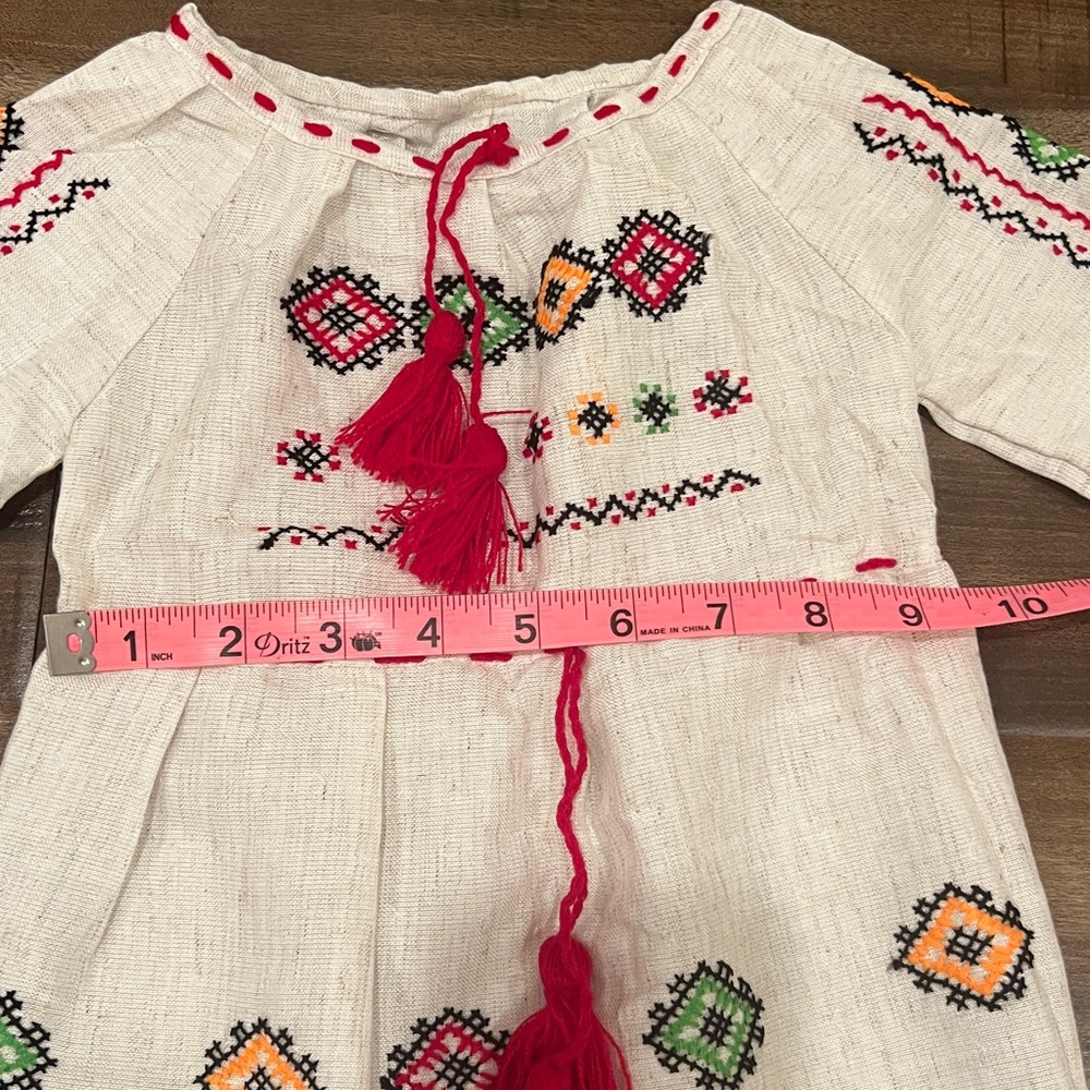 Ukrainian traditional embroidered dress baby girl 12 months 8 months - Picture 6 of 6